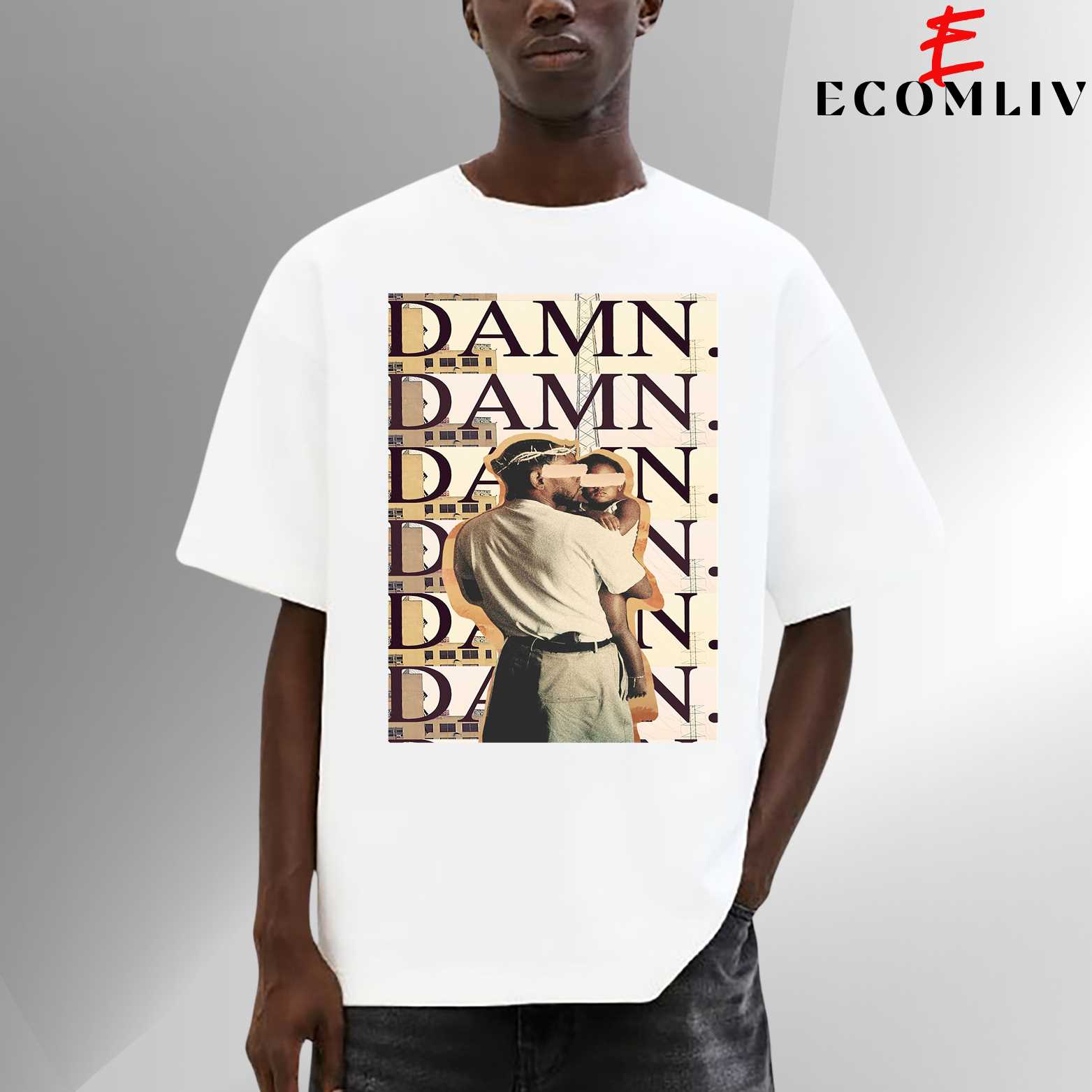 Kendrick Damn Street Tee, Rap Fan Unisex T-Shirt